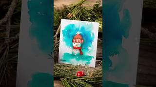 Painting a snowman ️