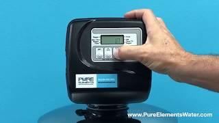 Set The Days In Between Backwashing On Pure Elements Water Filter Systems