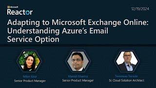 Adapting to Microsoft Exchange Online: Understanding Azure's Email Service Option