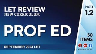 Professional Education Part 1.2: Let Review 50 Items | March 2025 LET