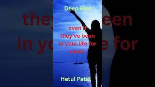 Are there people who drain you in life? Do this. Deep Facts 72