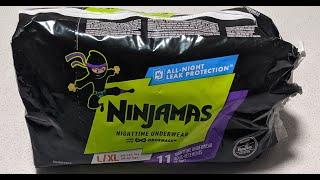 Pampers Ninjamas Nighttime Underwear (Boys Size L/XL)