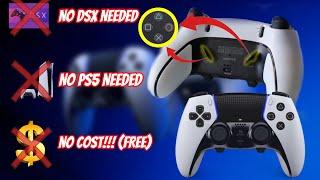 How to Edit and Assign The Back Buttons of DualSense Edge Controller w/o PS5 or DSX Software FREE!!!