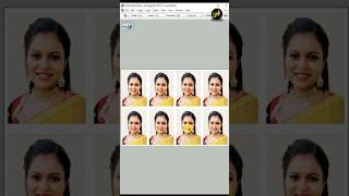 Passport size photo kaise banaye | Passport Size Photo in Photoshop7.0 | Photoshop #photoshop