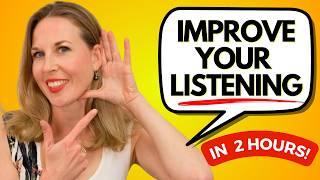 2 Hour Masterclass: Speak Fast & Understand Natives | Practice English Listening