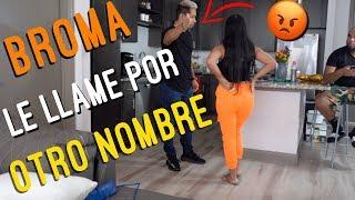 BROMA PESADA  A MI ESPOSO - LE LLAMO POR OTRO NOMBRE Y ASI REACCIONO | yesmin vanessa