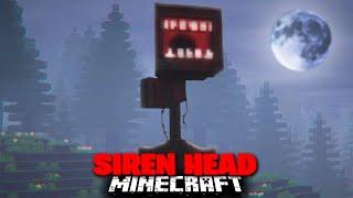 SIREN HEAD მაინქრაფთშია და ჩემზე ნადირობს.. | MINECRAFT SIREN HEAD