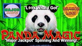 Prestoooo... A "Major Jackpot" Magically Appeared On A Dragon Link  Panda Magic  Slot Machine 