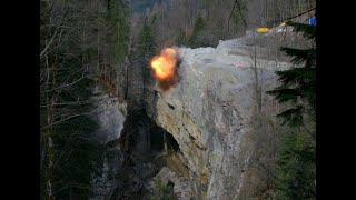 Sprengung in der Rappenlochschlucht, Teil 2