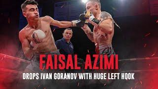 Faisal Azimi drops Ivan Goranov with a huge left hook | Lion Fight 62