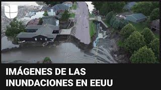 Devastación en el medio oeste de EEUU tras intensas lluvias: las inundaciones son históricas