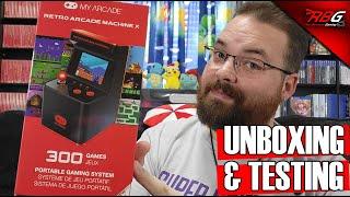 Unboxing & Testing the My Arcade Retro Arcade Machine X! - Mini Handheld Arcade with 300 Games!