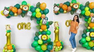 Jungle Safari Theme Balloon Decoration