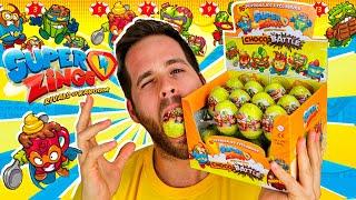 SuperZings Choco Battle UNBOXING CAJA 24 HUEVOS SORPRESA en Pe Toys