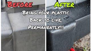 The Best Plastic Trim Restorer on the Market! Extreme Jeep Bumper Restoration! Update in Comments!!!