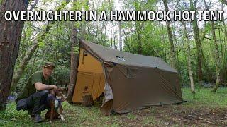 Overnighter With My Dog In a Hammock Hot Tent