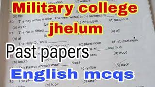Military college jhelum past papers of english#pastpaper #mcj #entrytest