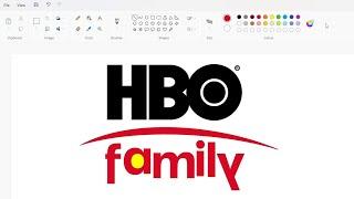 How to draw the HBO Family logo using MS Paint | How to draw on your computer