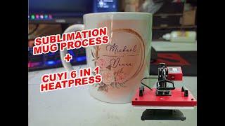 Sublimation Mug Process | Cuyi 6 in 1Heat Press