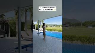 Would you live here? ️ #thailand #property #realestate #villa #hometour