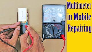 How to use Analog Multimeter Samwa TX-360TR in mobile phone repairing review Urdu Hindi Tutorial#8