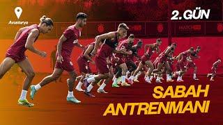  Galatasarayımız, Avusturya kampının ikinci gününde sabah antrenmanını gerçekleştirdi