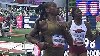 Sha'Carri Richardson Women’s 200m 2024 U.S. Olympic Trials Round 1 Heat 1