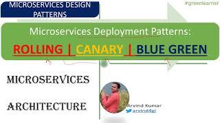 Rolling Deployment | Canary Deployment | Blue-Green Deployment | Microservices Deployment Patterns