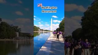 Exploring The Washington Monument & Lincoln Memorial: Icons of D.C.! - Travel Tales #shorts #usa