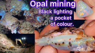 Mining Andamooka opal.