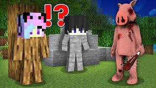 Escape From PEPPA MONSTER PIG in Minecraft...