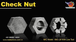 Check Nut | RealTech CNC Machine VD-331