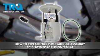 How to Replace Fuel Pump Module Assembly 2013-2020 Ford Fusion 2.0L L4