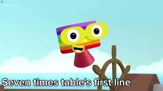 Numberblocks Series 7 week 2 characters first line (SPOILERS)