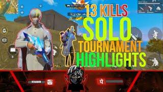 FREE FIRE  SOLO TOURNAMENT WITH 13 KILLS #pahadigaming #jontygaming #freefire #esports #ff