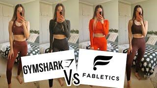 Gym Shark Vs Fabletics | First Impressions Try On Haul | Are they Worth the Hype? | Gym Clothes Haul