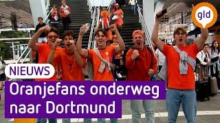 Oranjefans uit GELDERLAND MASSAAL naar DORTMUND