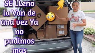 Se Nos Lleno la van de una sola vez ya no pudimos masEran demasiadas cajas llenas#NoemyB