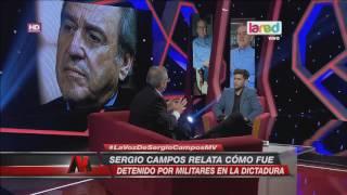 El dramático momento que vivió Sergio Campos en el Régimen Militar