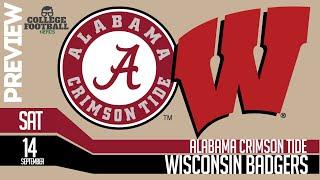 Alabama vs Wisconsin Preview - What If Bama Fixes the OL? College Football 2024