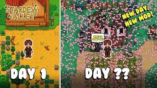 Stardew Valley BUT each day I add a new mod