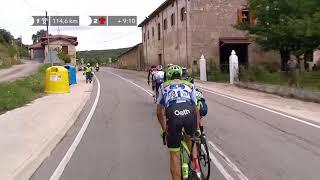 A 6 man breakaway - Stage 17 - La Vuelta 2017