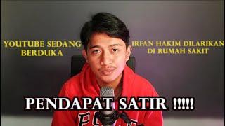 Youtube Sedang Berduka, Irfan Hakim Masuk Rumah Sakit