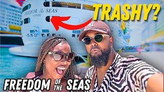 the most "CARNIVAL" Royal Caribbean Ship? Freedom of the Seas Vlog