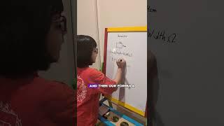 How to Calculate Perimeter of a Square -  Maths with Sophia #shorts #education #maths
