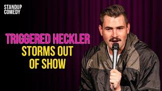 Triggered Heckler Storms Out of Comedy Show!