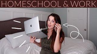 HOW TO HOMESCHOOL AS A WORKING MOM  (Home School Tips)