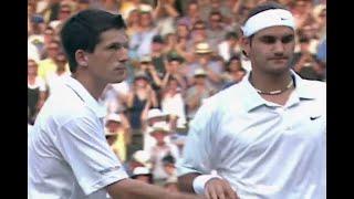 Roger Federer vs Tim Henman 2001 Wimbledon QF Highlights