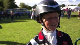 Rosalind Canter celebrates winning at Burghley, says it’s amazing to come here year after year