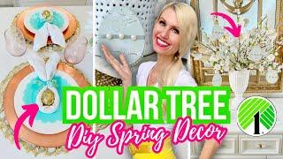 *DOLLAR TREE* HOME DECOR DIYS! SPRING DECOR PROJECTS & IDEAS For LESS!